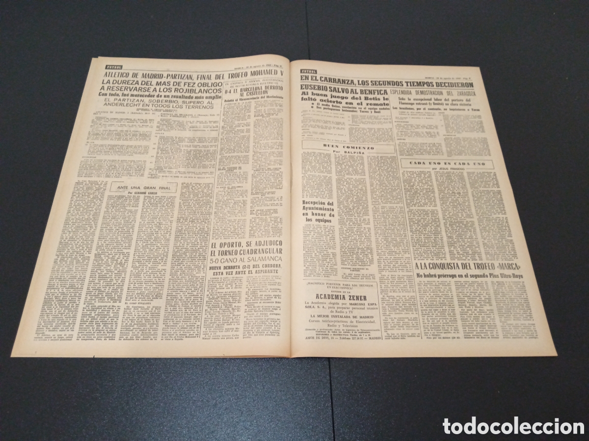 Coleccionismo deportivo: MARCA 29/08/1965 - Foto 3