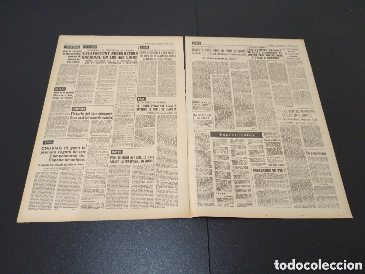 Coleccionismo deportivo: MARCA 30/08/1965 - Foto 4