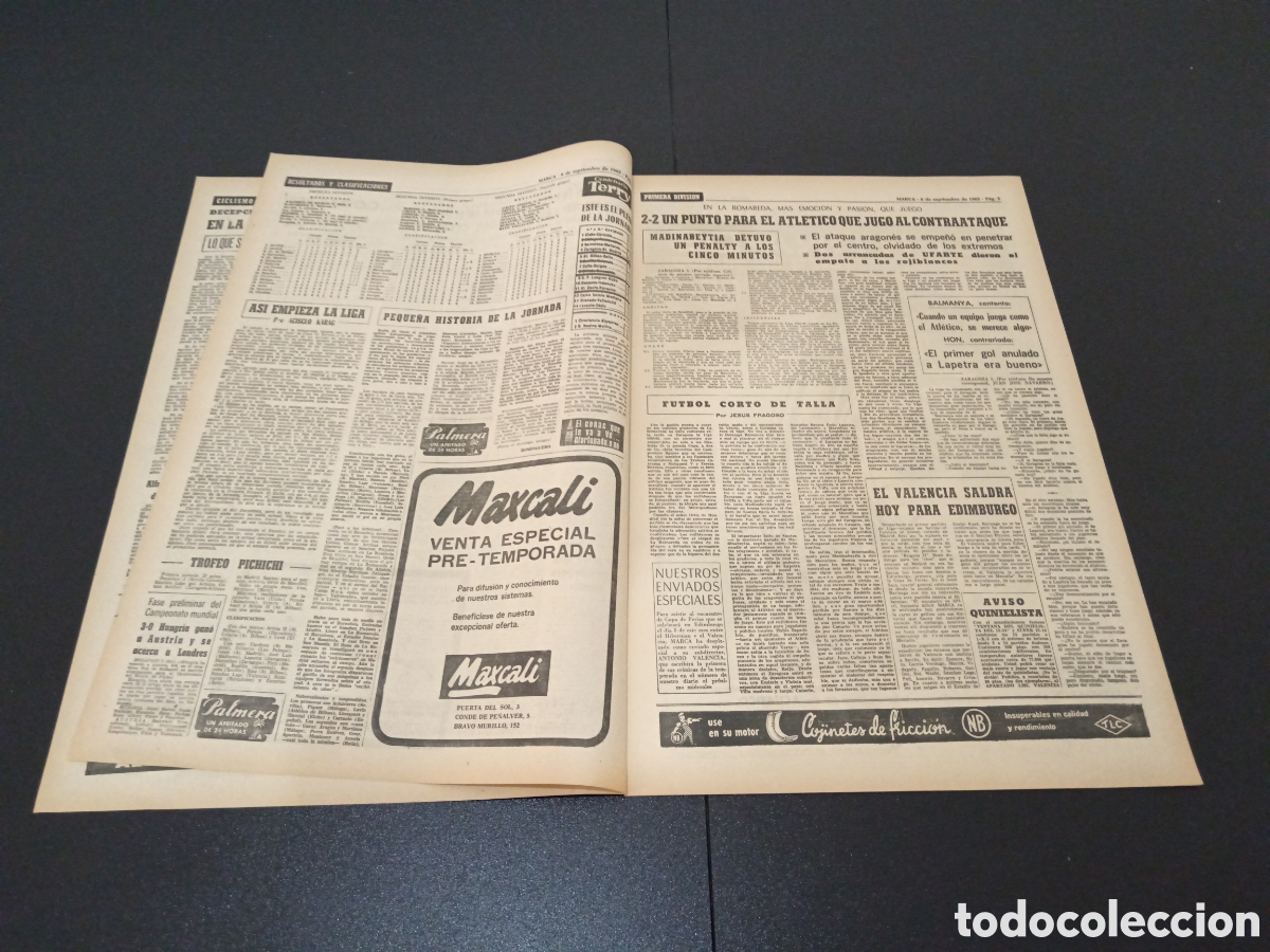Coleccionismo deportivo: MARCA 06/09/1965 - Foto 3