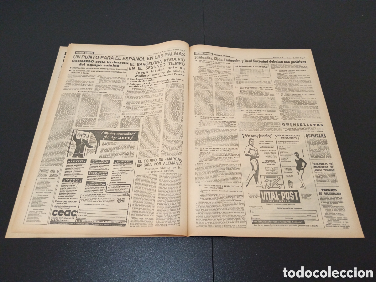 Coleccionismo deportivo: MARCA 06/09/1965 - Foto 5