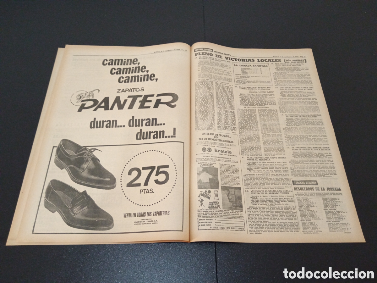 Coleccionismo deportivo: MARCA 06/09/1965 - Foto 6