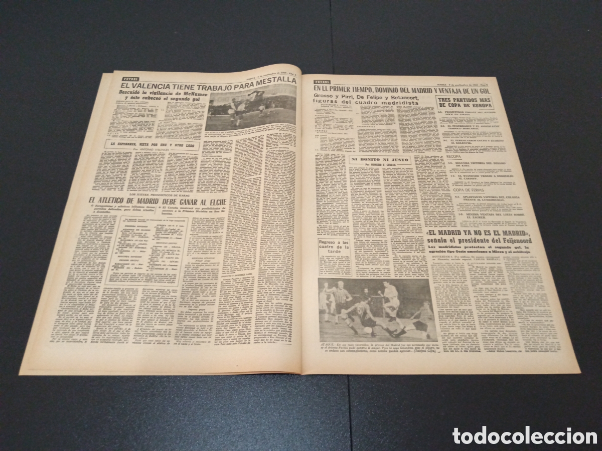 Coleccionismo deportivo: MARCA 09/09/1965 - Foto 3