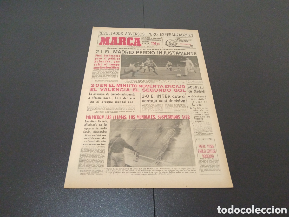 Coleccionismo deportivo: MARCA 09/09/1965 - Foto 1