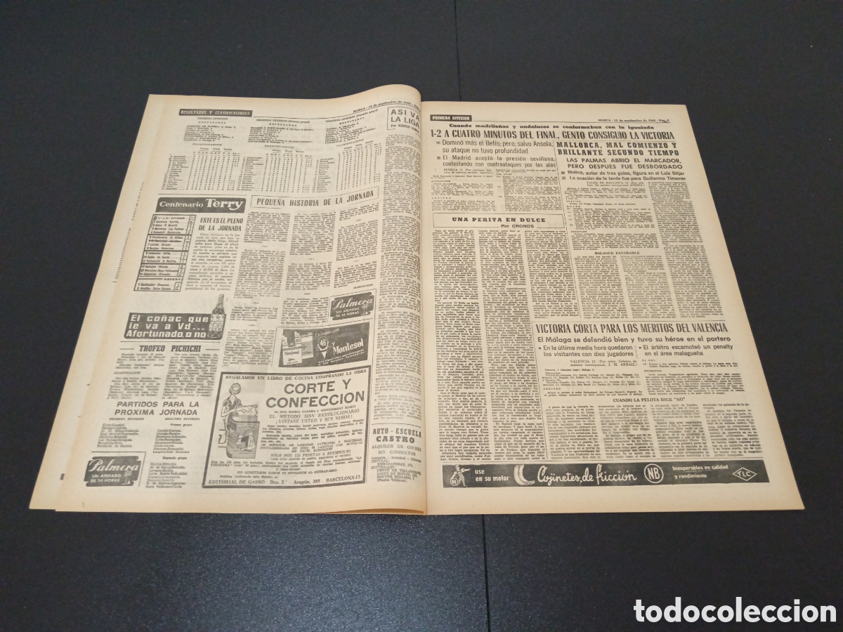 Coleccionismo deportivo: MARCA 13/09/1965 - Foto 3