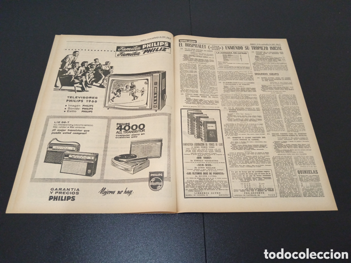 Coleccionismo deportivo: MARCA 13/09/1965 - Foto 5
