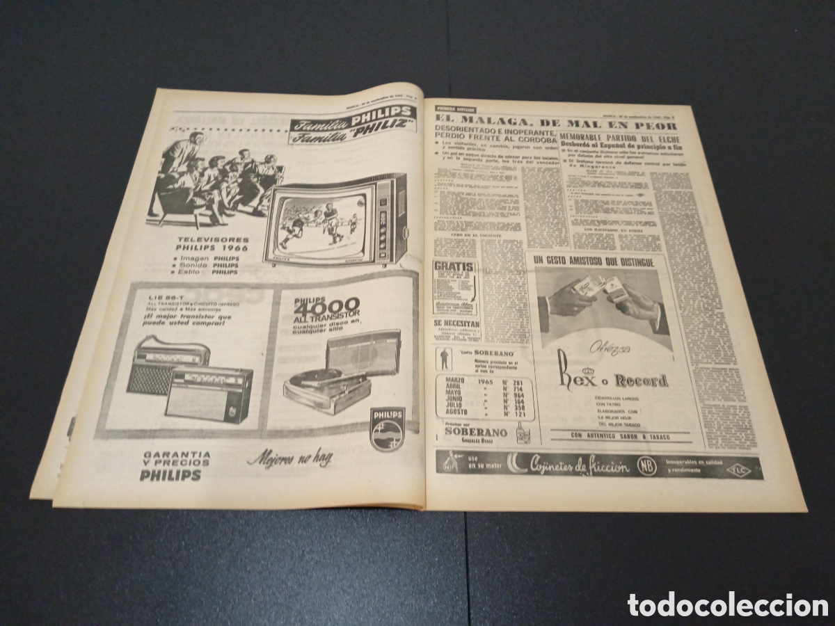 Coleccionismo deportivo: MARCA 20/09/1965 - Foto 3