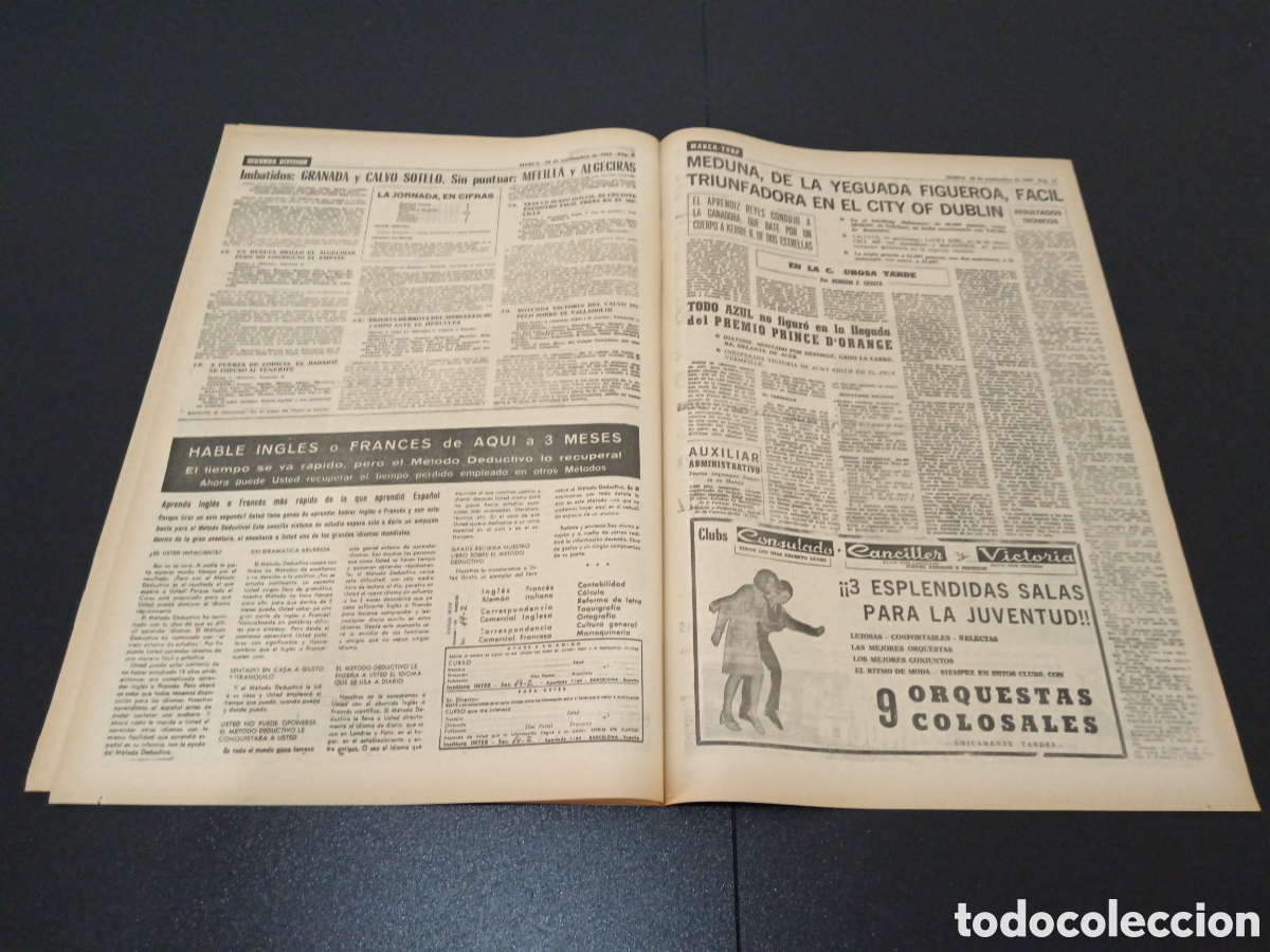 Coleccionismo deportivo: MARCA 20/09/1965 - Foto 5