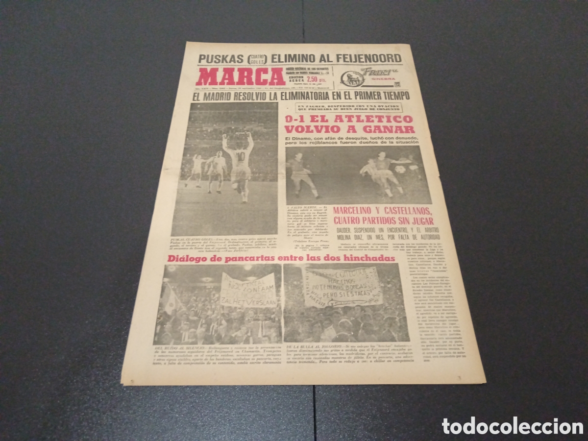 Coleccionismo deportivo: MARCA 23/09/1965 - Foto 1