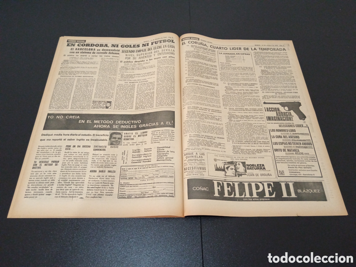 Coleccionismo deportivo: MARCA 11/10/1965 - Foto 5