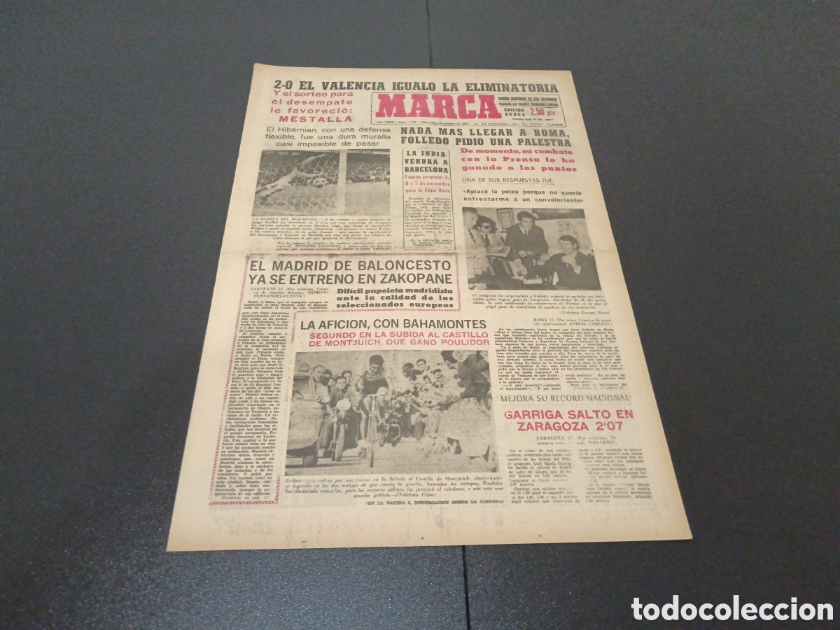Coleccionismo deportivo: MARCA 13/10/1965 - Foto 1