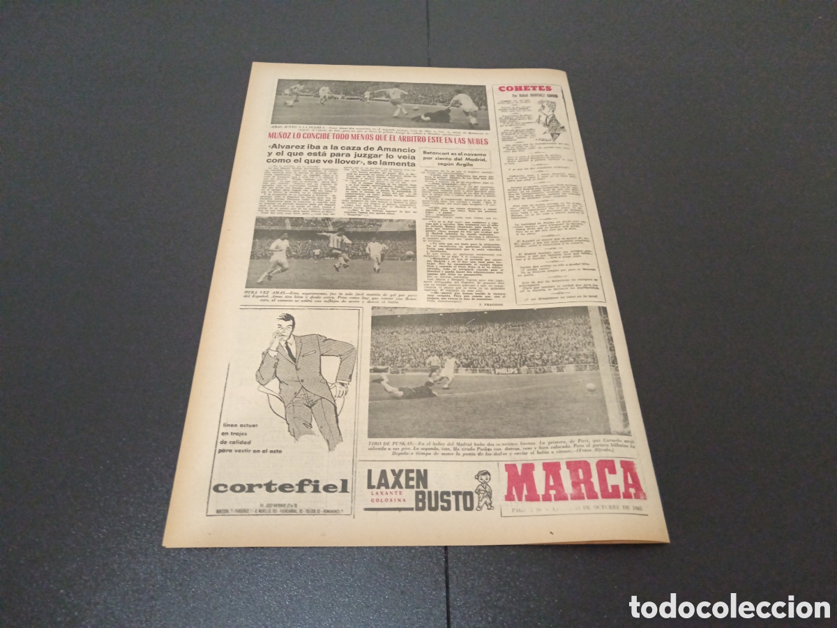Coleccionismo deportivo: MARCA 18/10/1965 - Foto 7