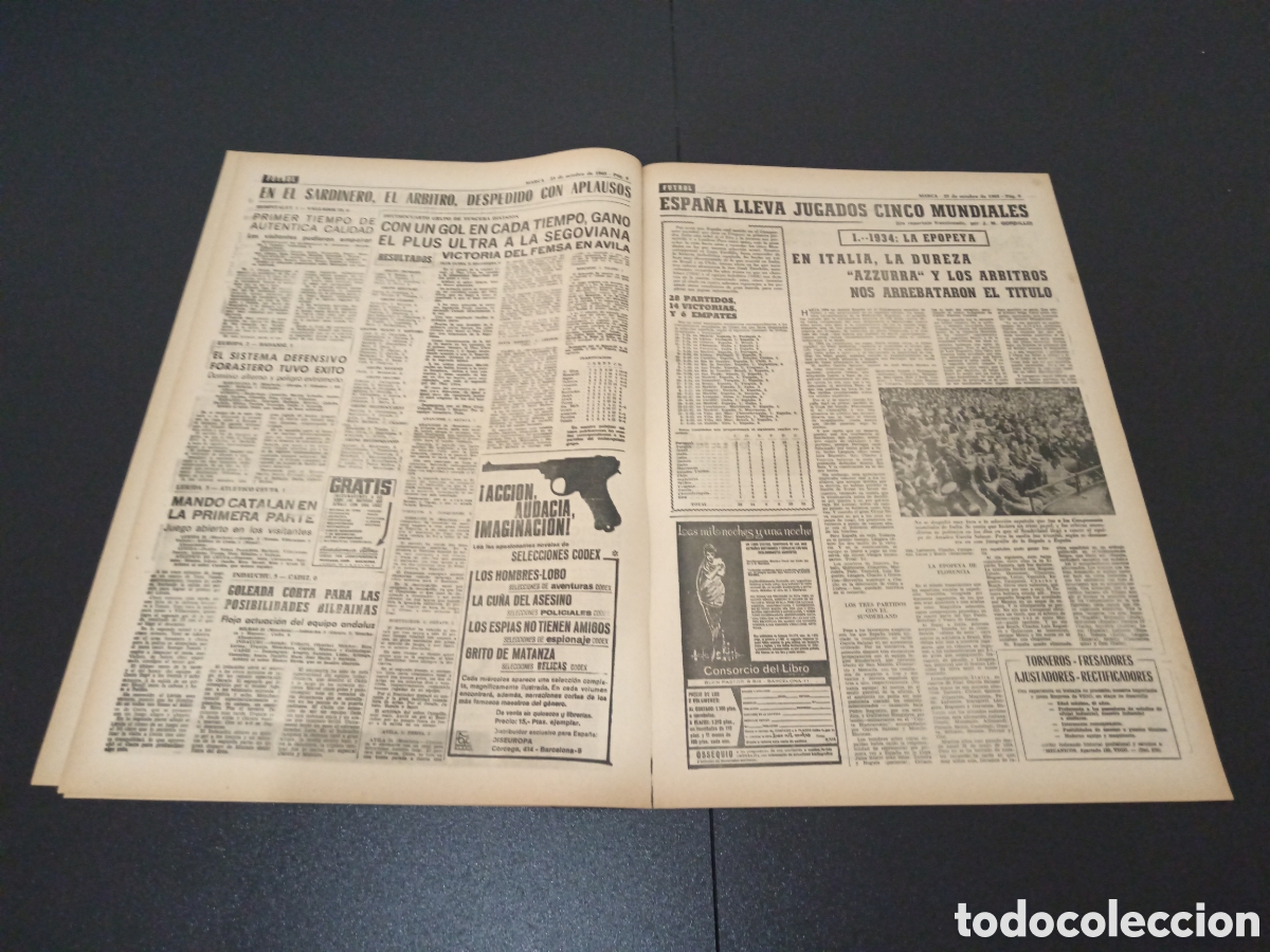 Coleccionismo deportivo: MARCA 25/10/1965 - Foto 4