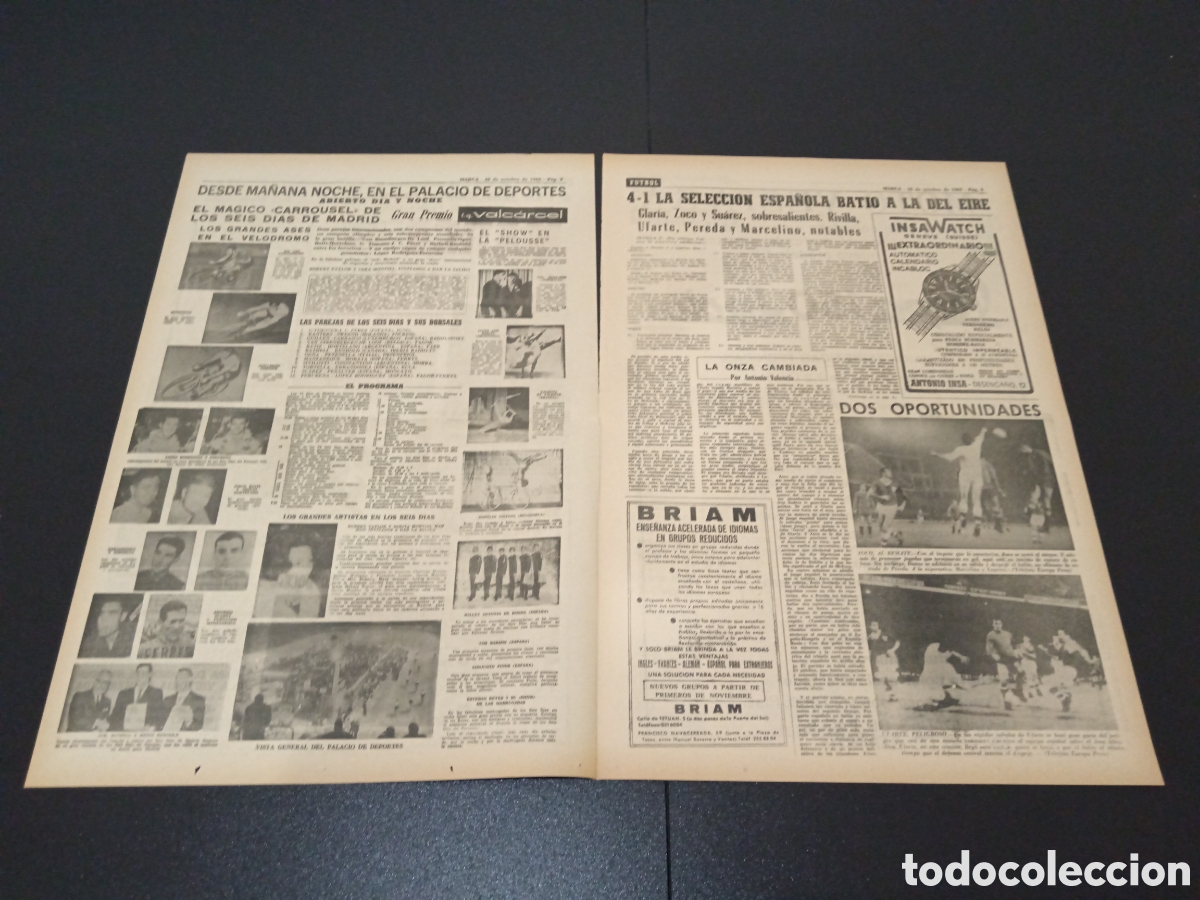 Coleccionismo deportivo: MARCA 28/10/1965 - Foto 2