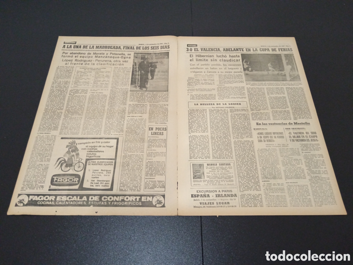 Coleccionismo deportivo: MARCA 04/11/1965 - Foto 2
