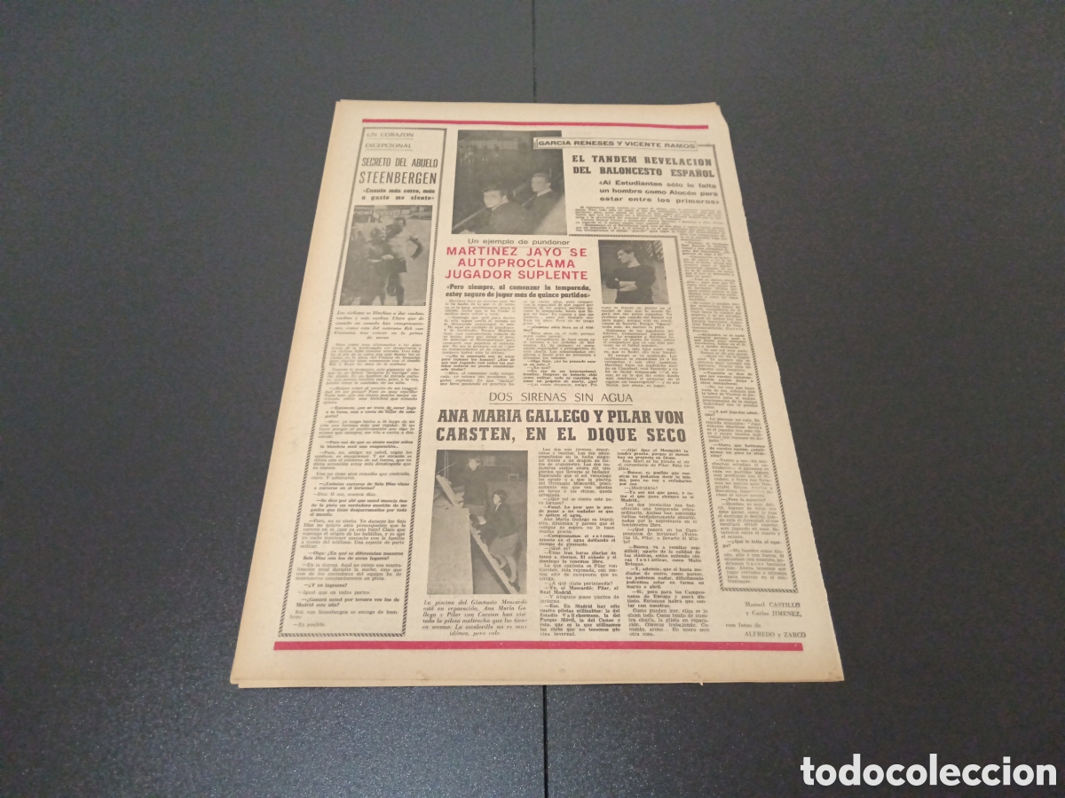 Coleccionismo deportivo: MARCA 04/11/1965 - Foto 4