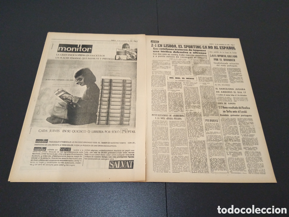 Coleccionismo deportivo: MARCA 11/11/1965 - Foto 4