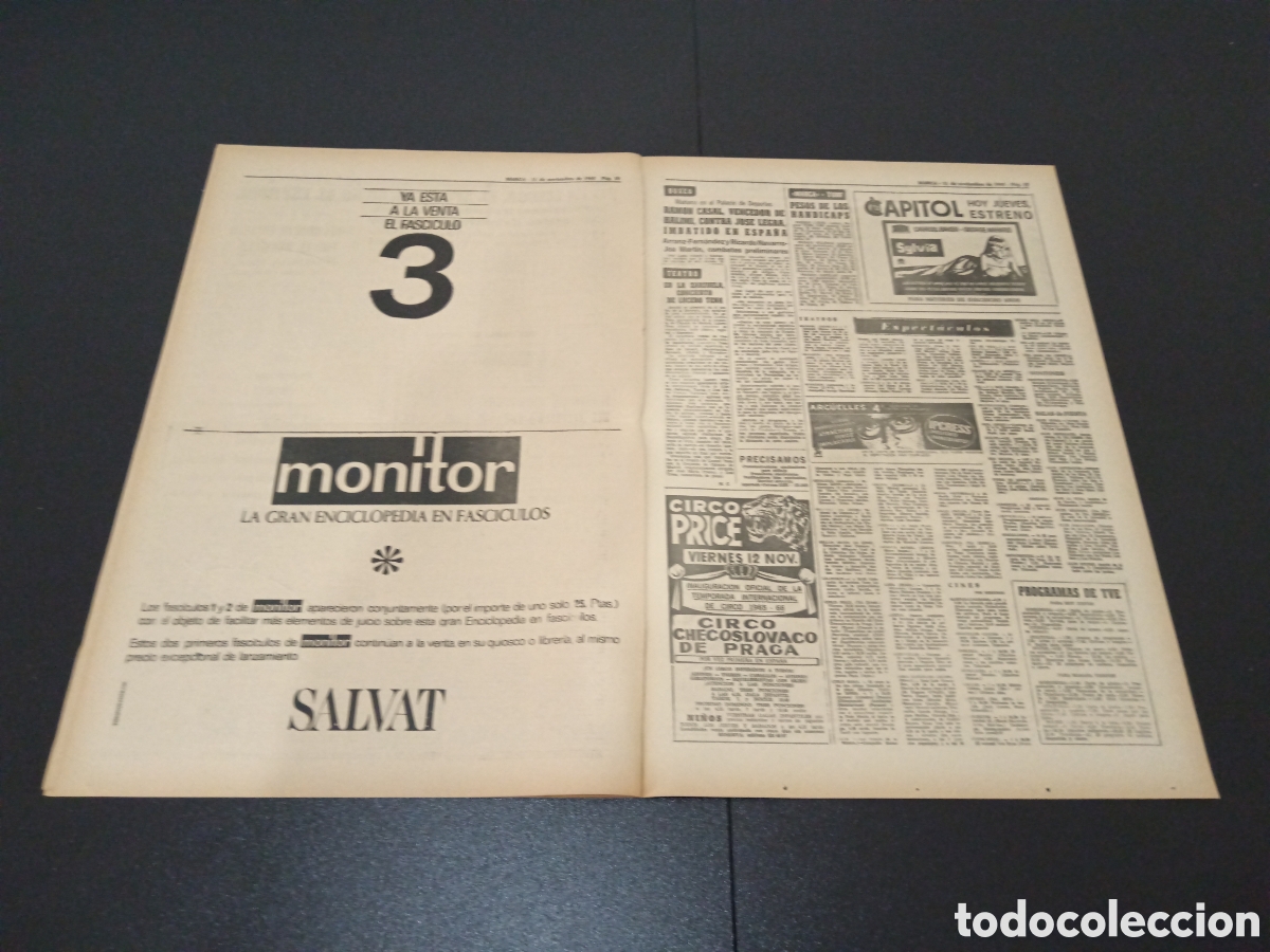 Coleccionismo deportivo: MARCA 11/11/1965 - Foto 5