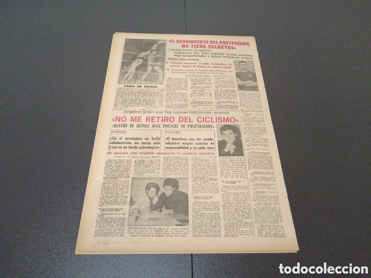 Coleccionismo deportivo: MARCA 18/11/1965 - Foto 5