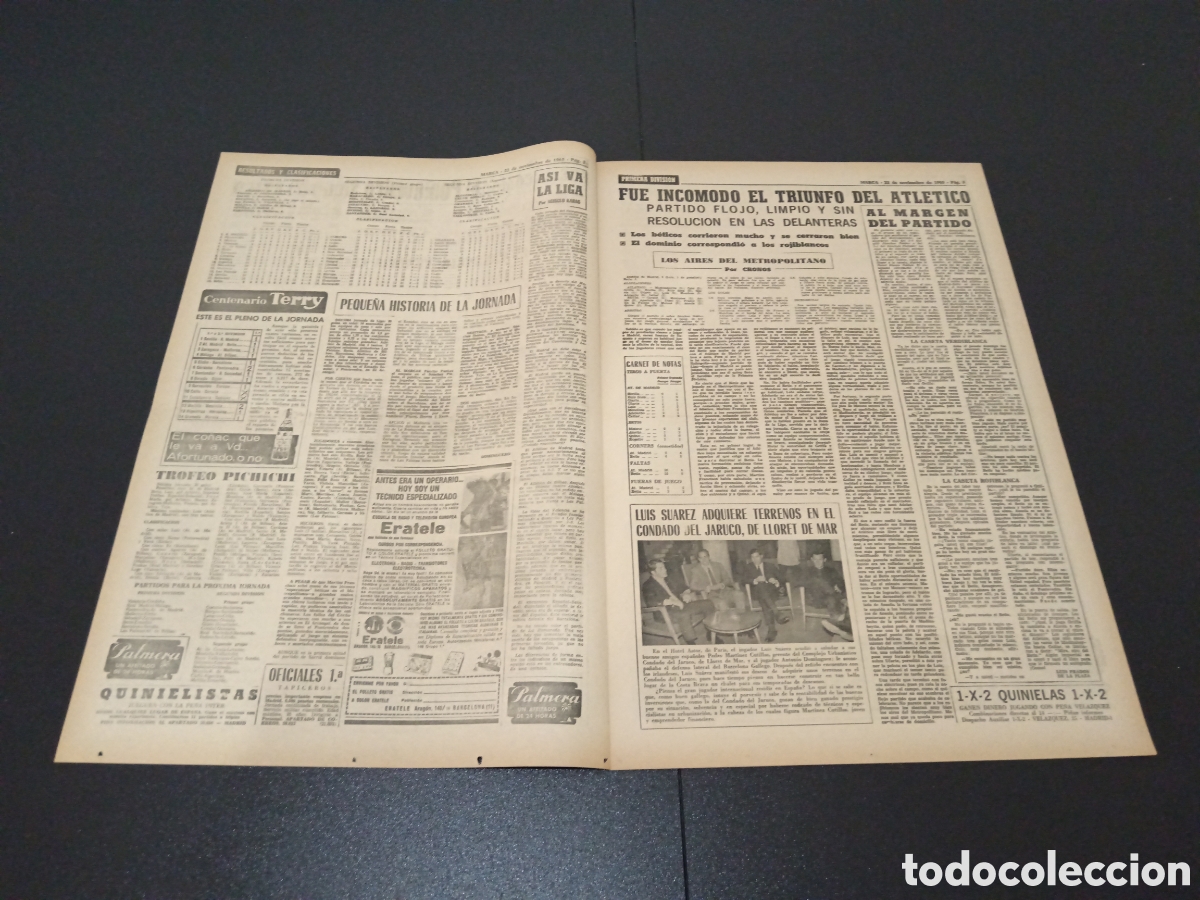 Coleccionismo deportivo: MARCA 22/11/1965 - Foto 2