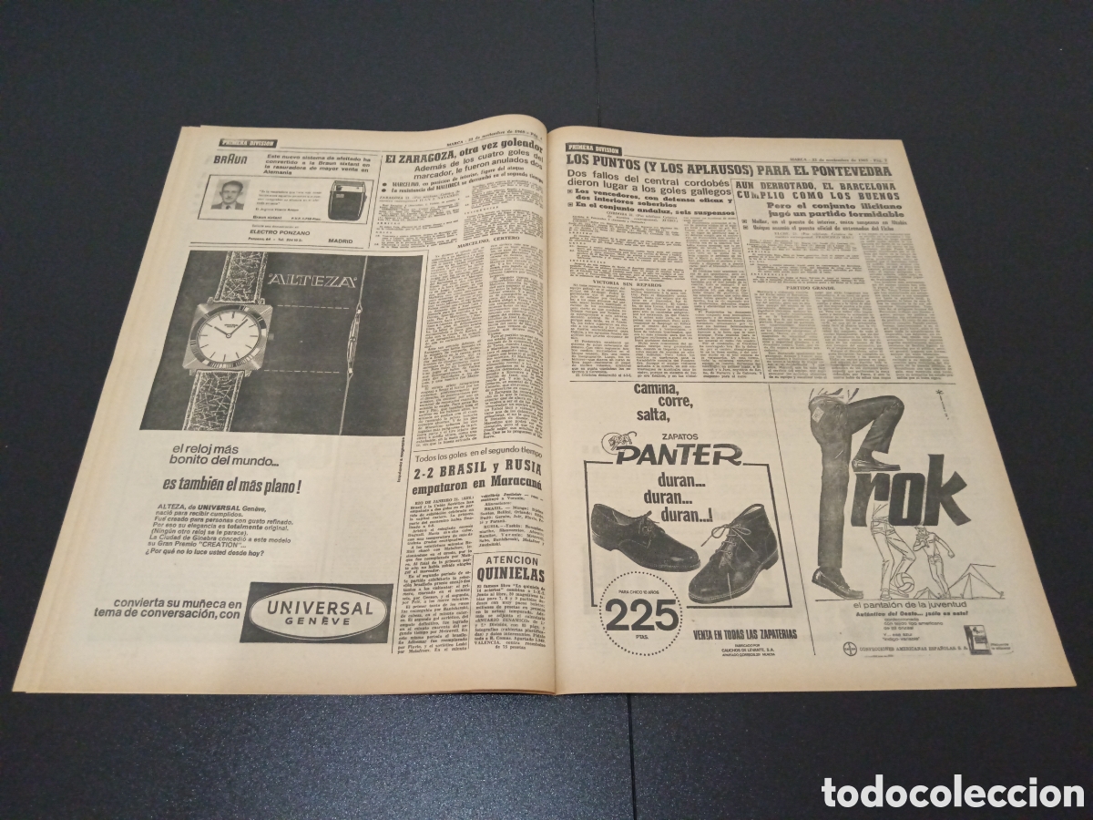 Coleccionismo deportivo: MARCA 22/11/1965 - Foto 4