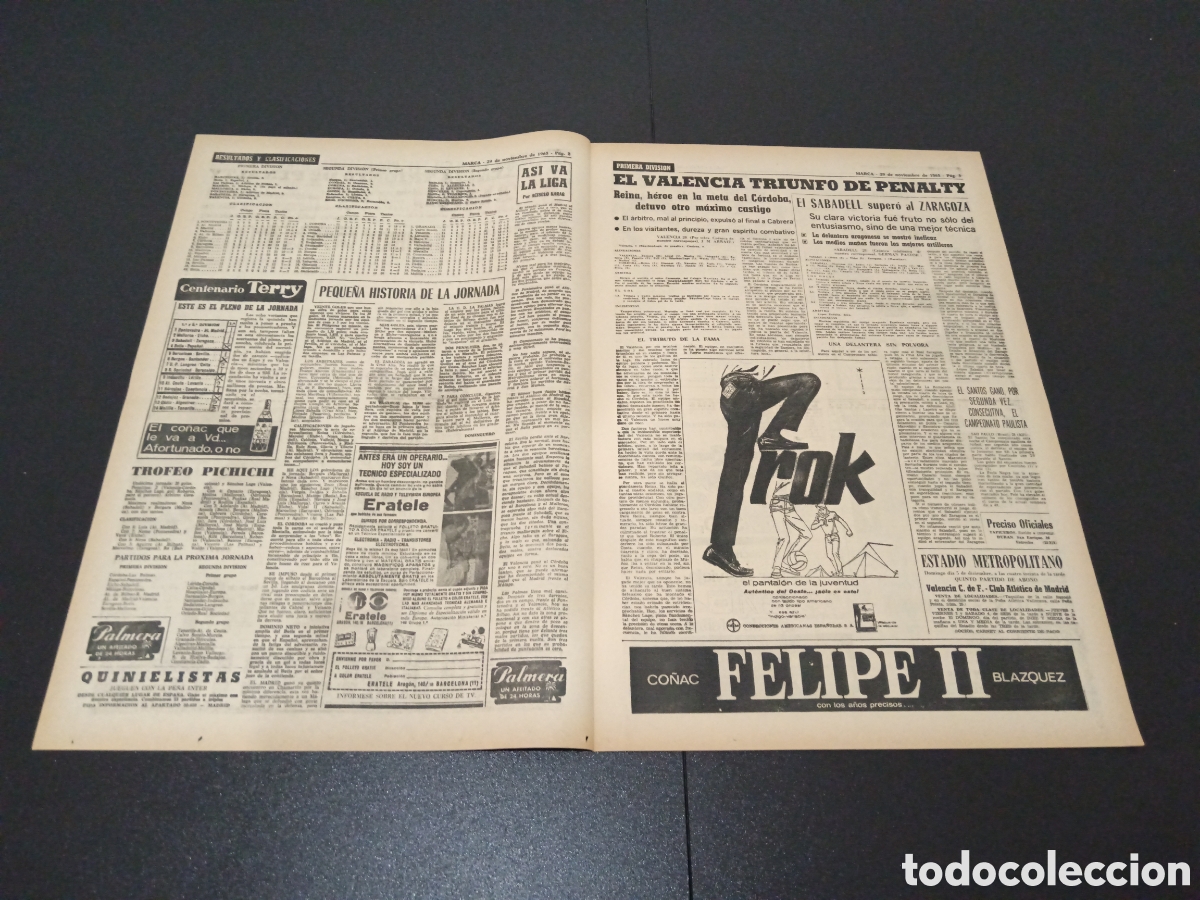 Coleccionismo deportivo: MARCA 29/11/1965 - Foto 2