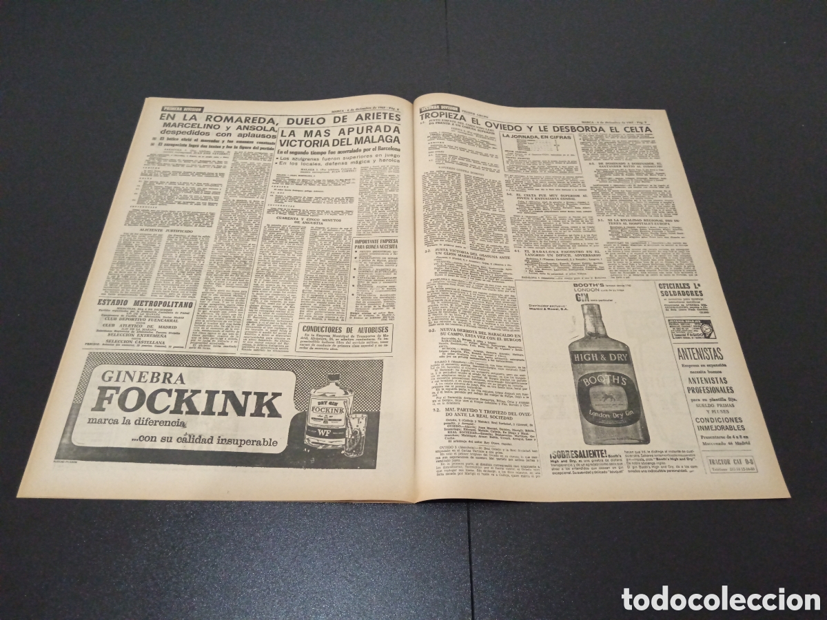 Coleccionismo deportivo: MARCA 06/12/1965 - Foto 5