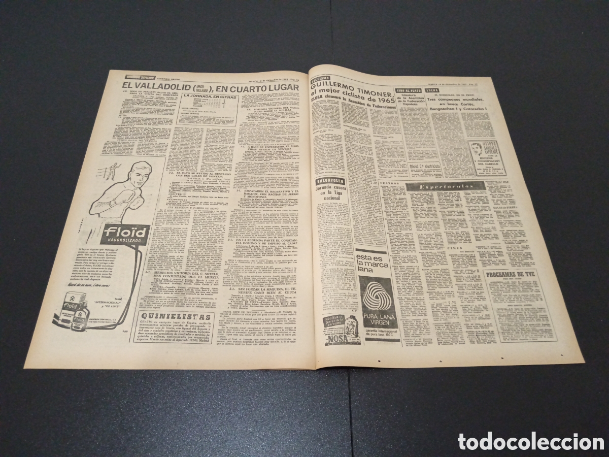 Coleccionismo deportivo: MARCA 06/12/1965 - Foto 6