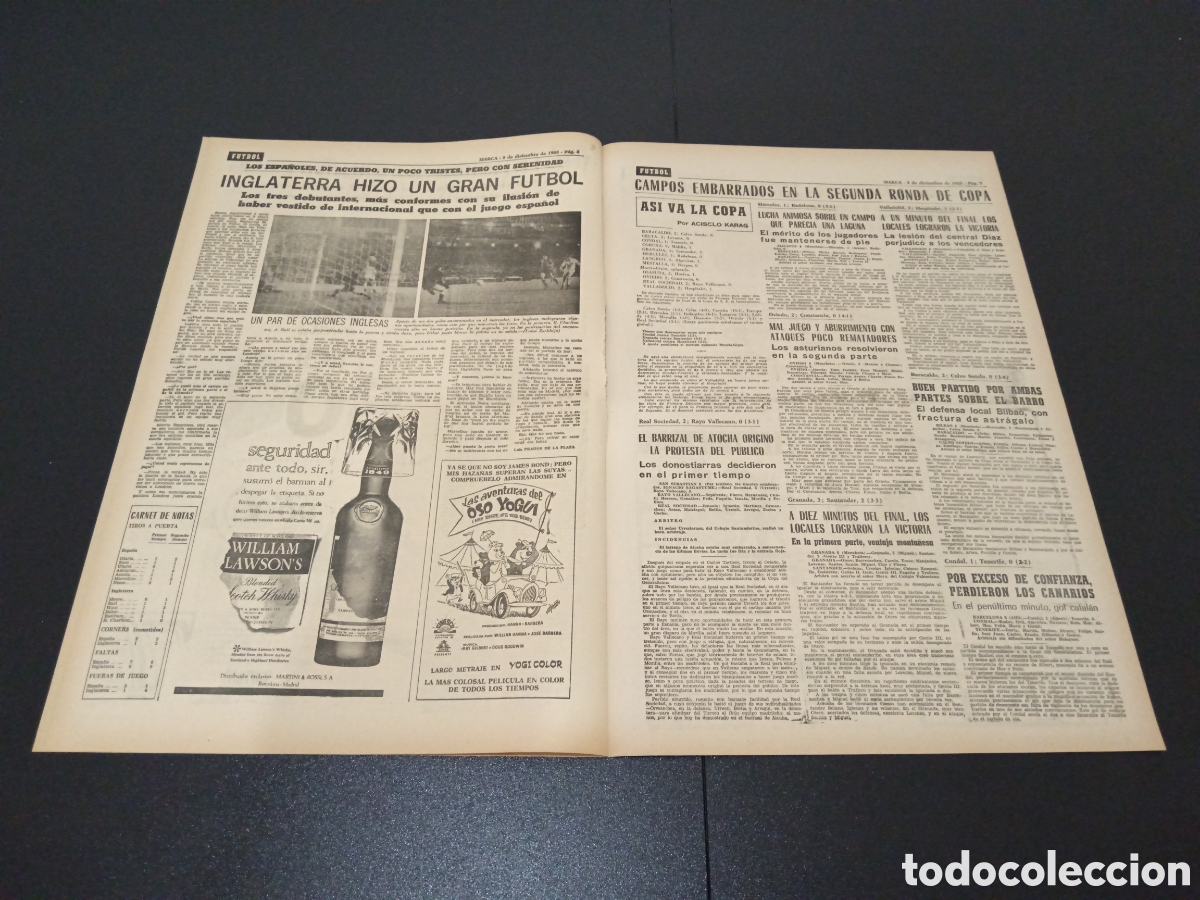 Coleccionismo deportivo: MARCA 09/12/1965 - Foto 3