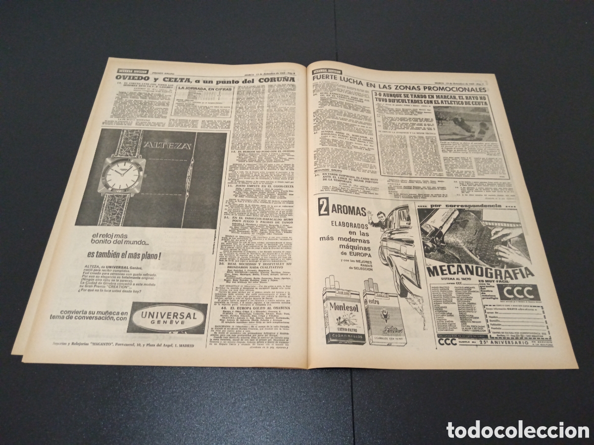 Coleccionismo deportivo: MARCA 13/12/1965 - Foto 5