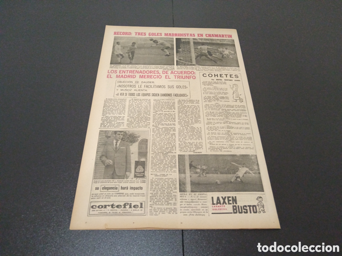 Coleccionismo deportivo: MARCA 13/12/1965 - Foto 7