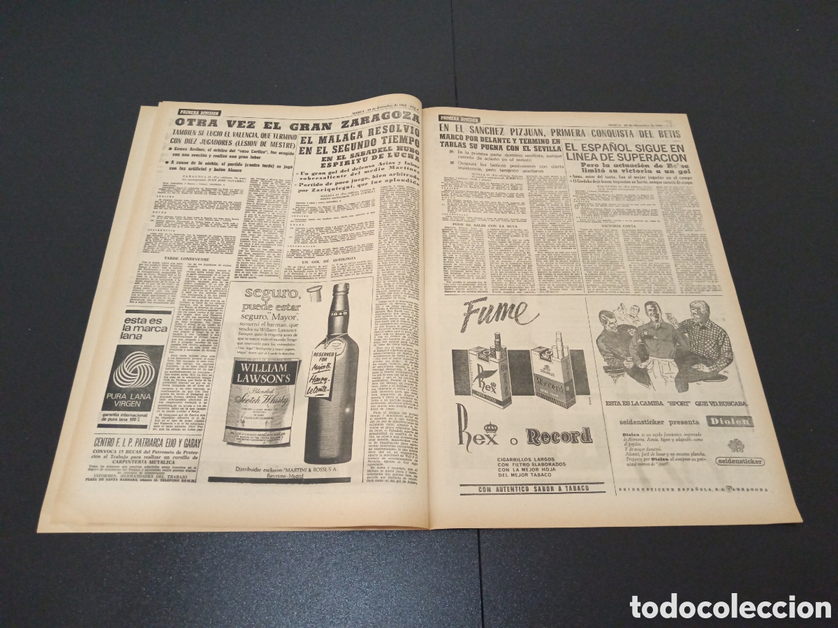 Coleccionismo deportivo: MARCA 20/12/1965 - Foto 4