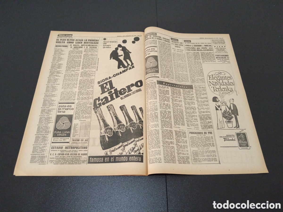 Coleccionismo deportivo: MARCA 20/12/1965 - Foto 6