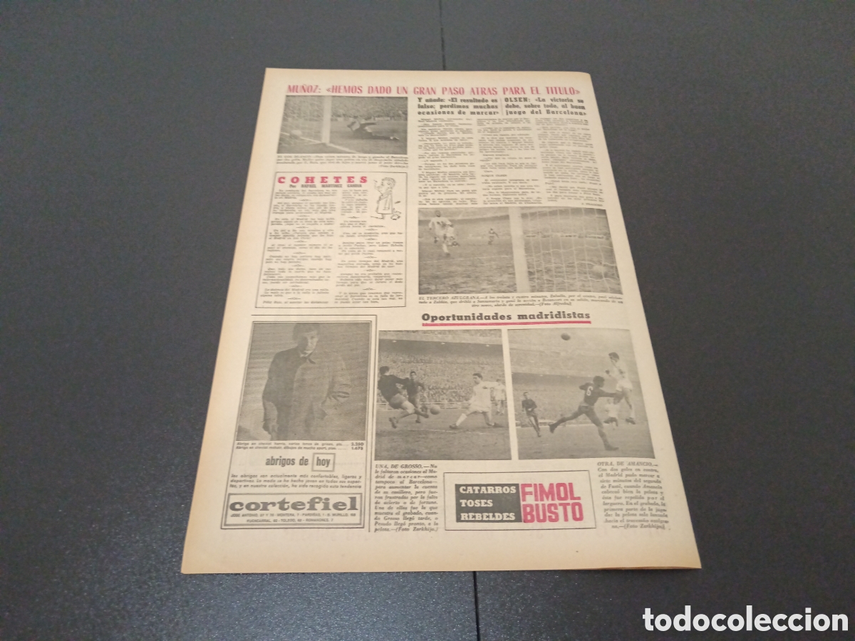 Coleccionismo deportivo: MARCA 20/12/1965 - Foto 7