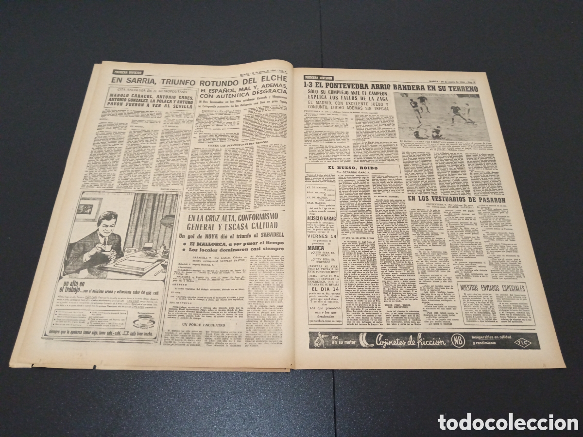 Coleccionismo deportivo: MARCA 10/01/1966 - Foto 3