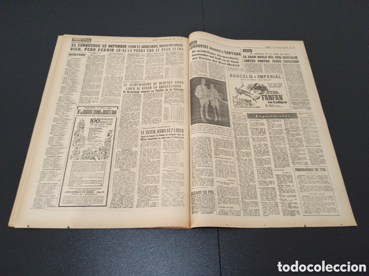 Coleccionismo deportivo: MARCA 10/01/1966 - Foto 6