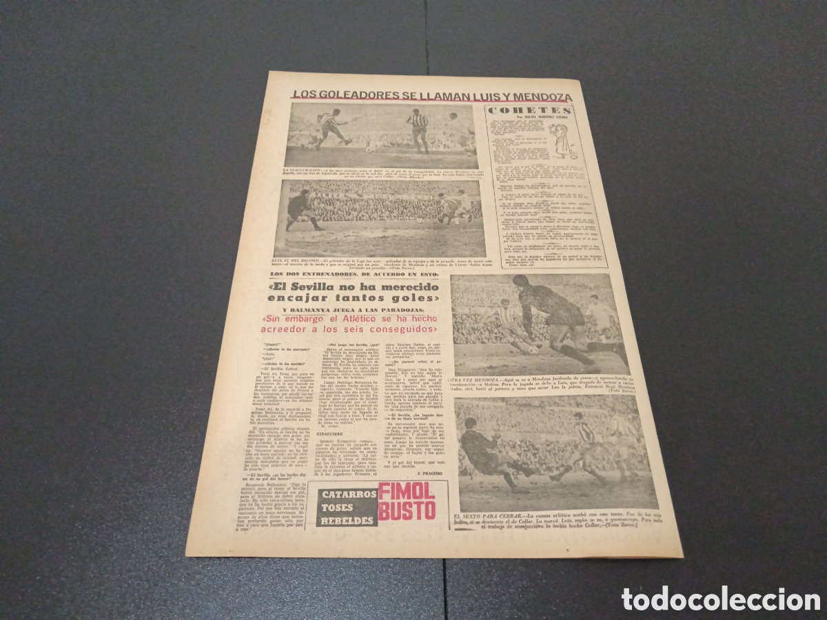 Coleccionismo deportivo: MARCA 10/01/1966 - Foto 7
