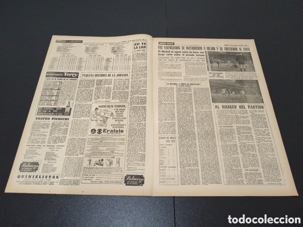 Coleccionismo deportivo: MARCA 17/01/1966 - Foto 2