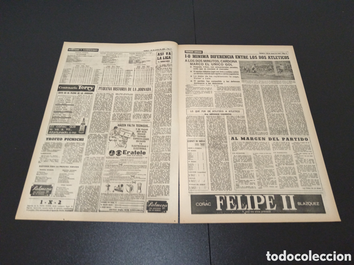 Coleccionismo deportivo: MARCA 24/01/1966 - Foto 2