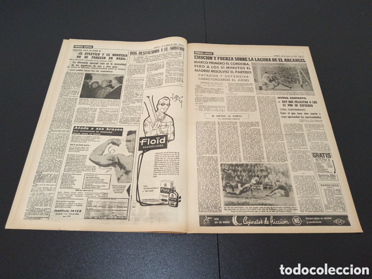 Coleccionismo deportivo: MARCA 24/01/1966 - Foto 3