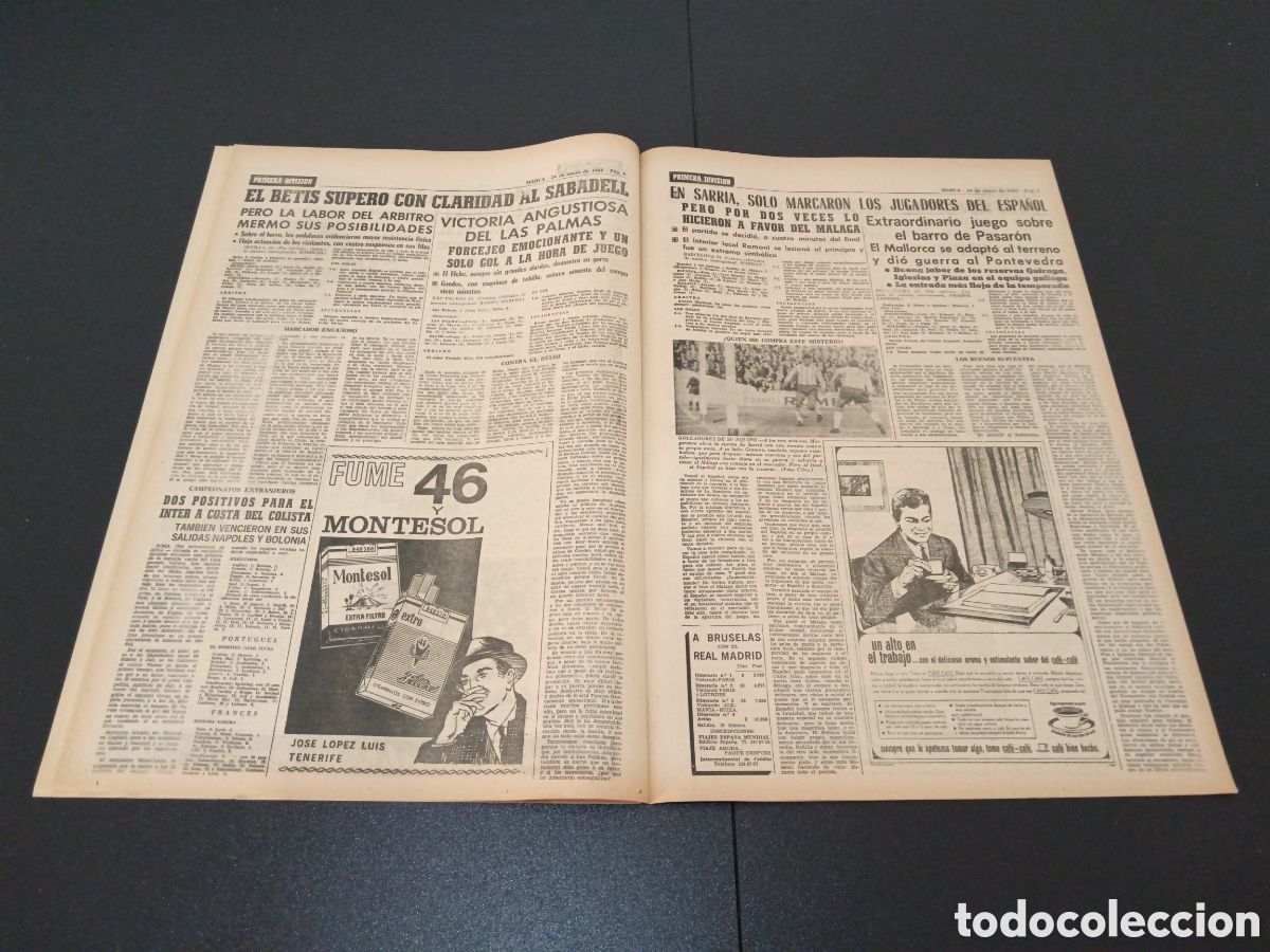 Coleccionismo deportivo: MARCA 24/01/1966 - Foto 4