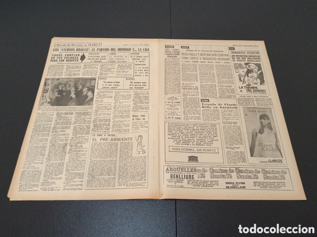 Coleccionismo deportivo: MARCA 27/01/1966 - Foto 4