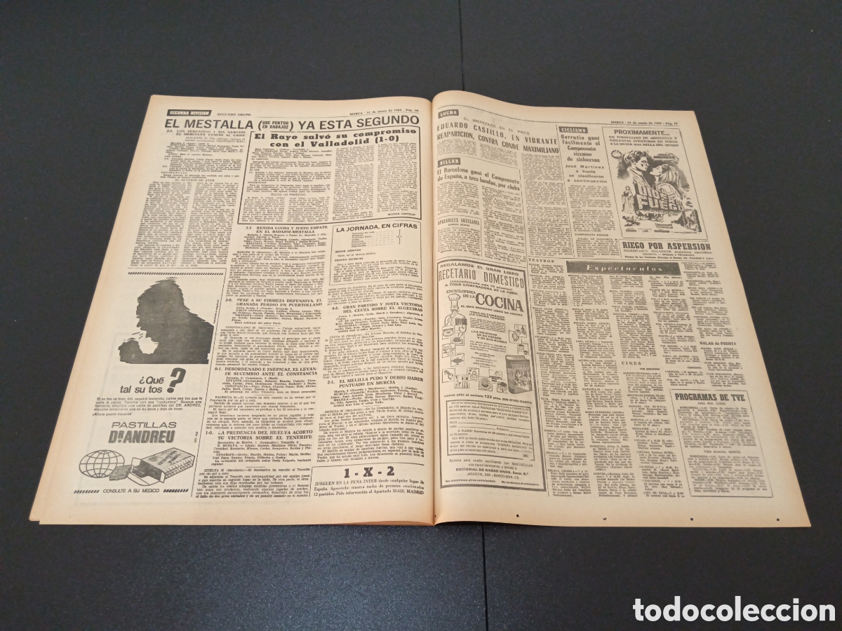 Coleccionismo deportivo: MARCA 31/01/1966 - Foto 6
