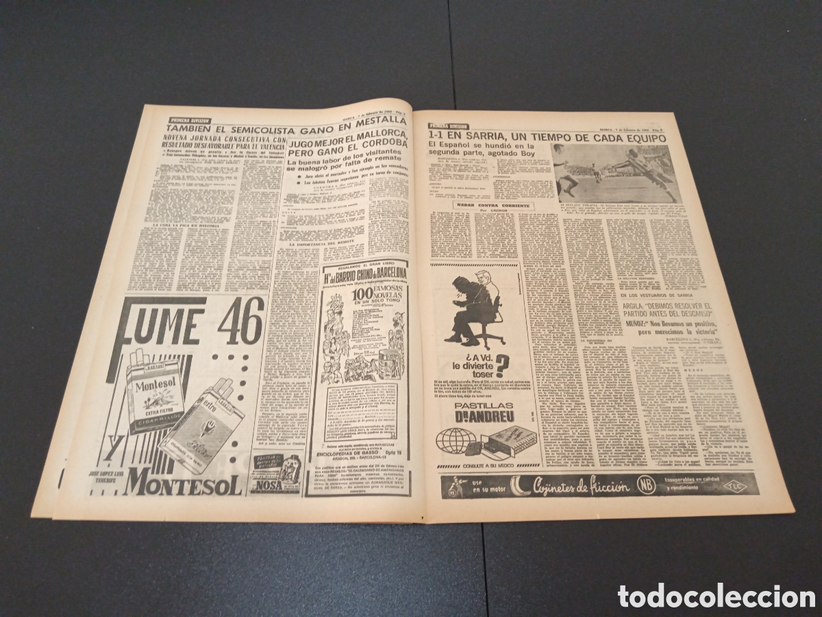 Coleccionismo deportivo: MARCA 07/02/1966 - Foto 3