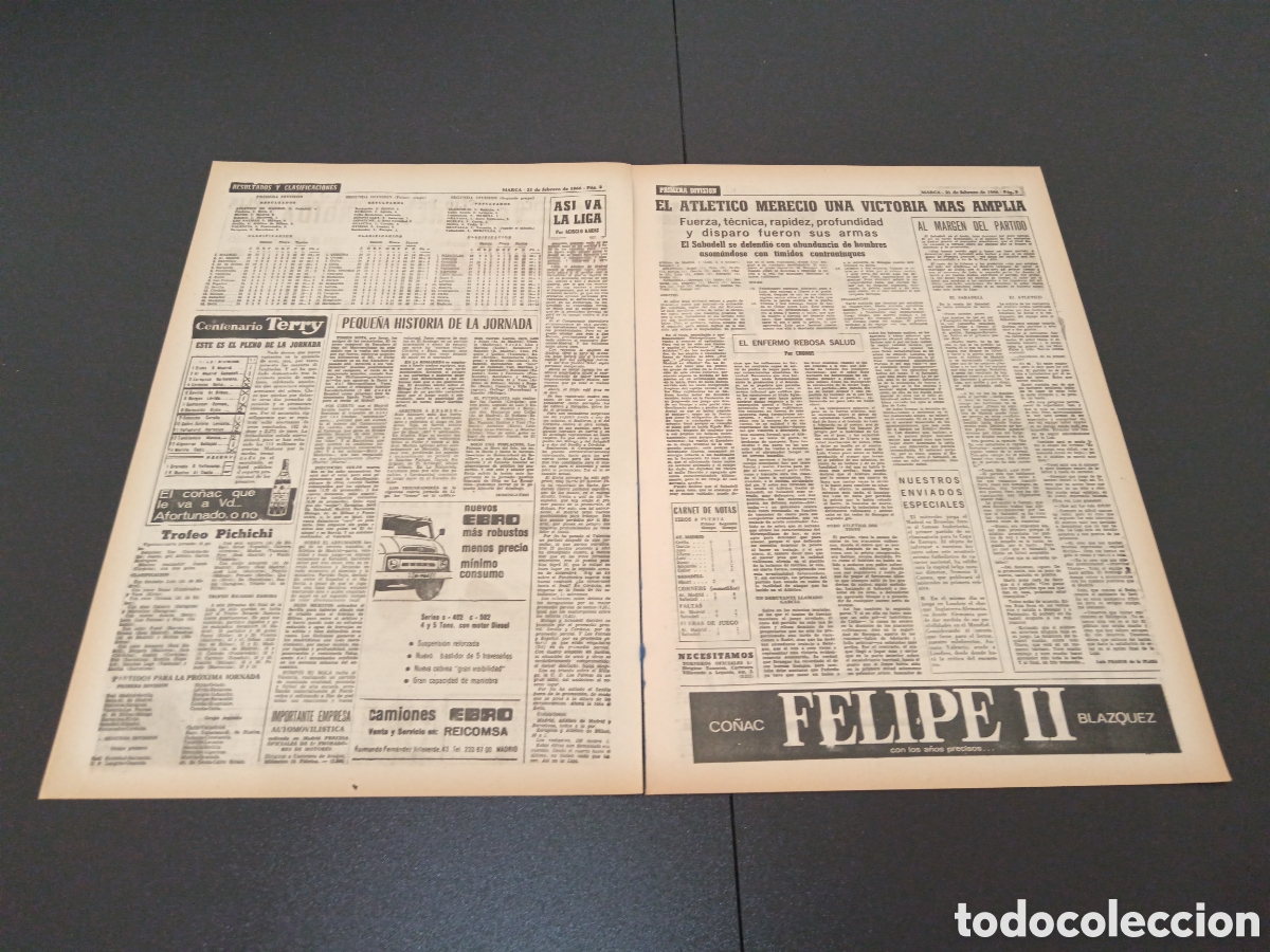 Coleccionismo deportivo: MARCA 21/02/1966 - Foto 2