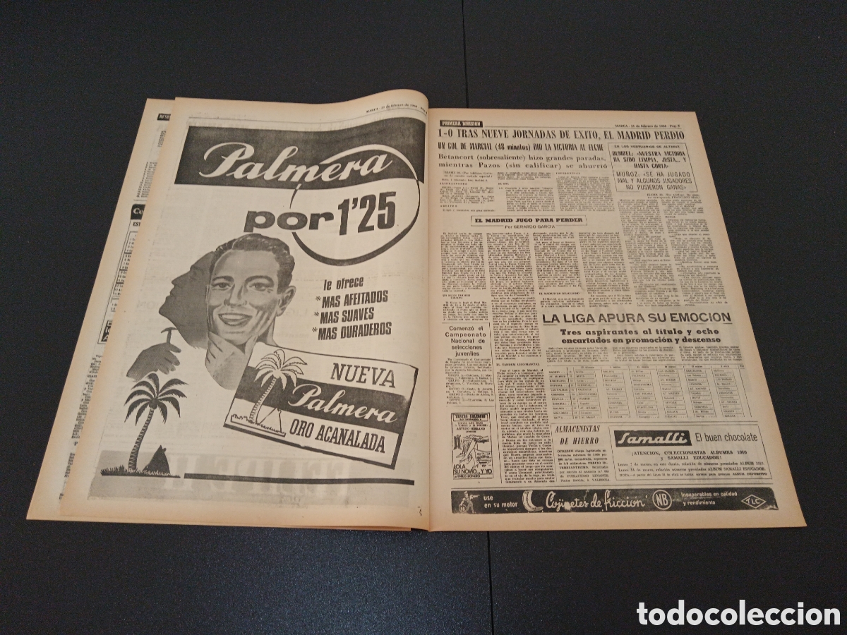 Coleccionismo deportivo: MARCA 21/02/1966 - Foto 3