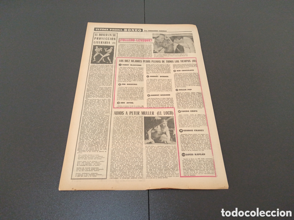 Coleccionismo deportivo: MARCA 27/02/1966 - Foto 4