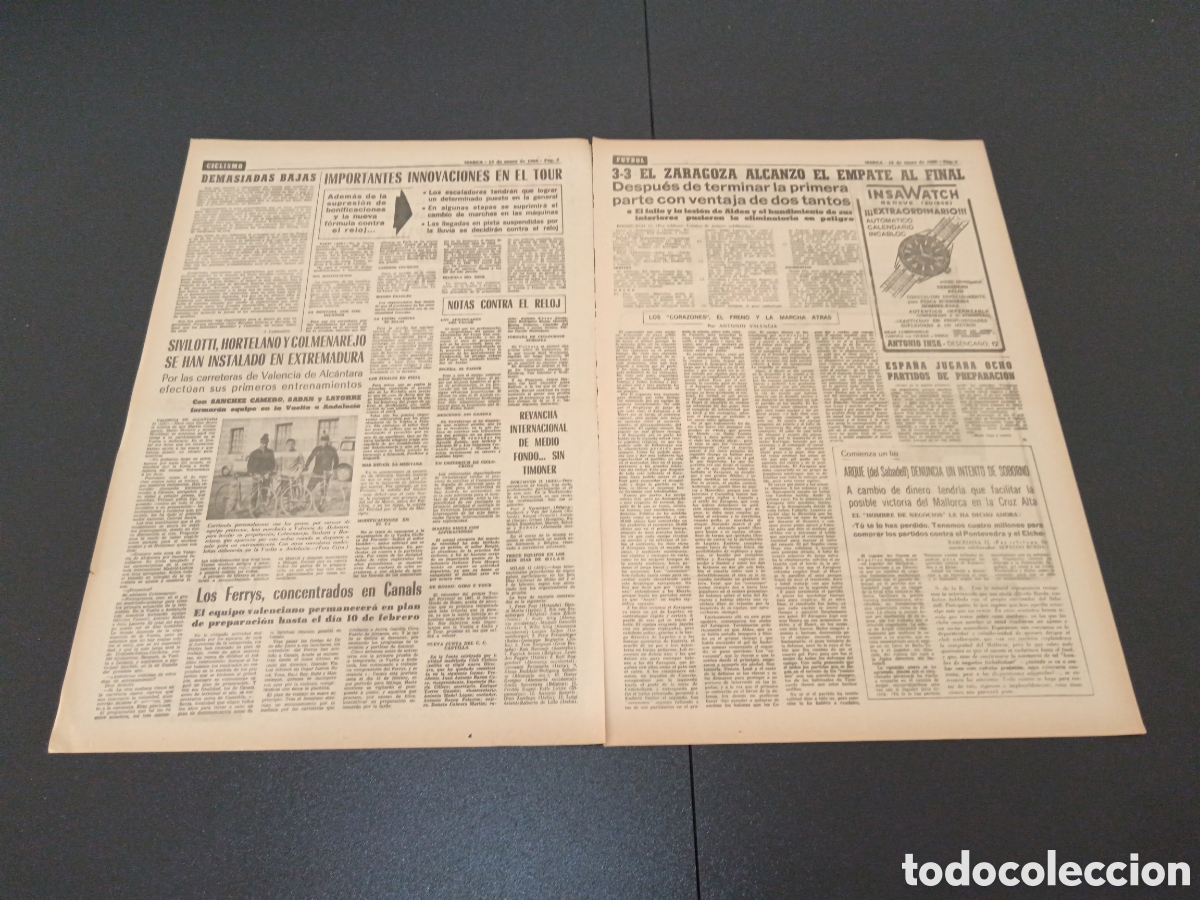 Coleccionismo deportivo: MARCA 13/01/1966 - Foto 2
