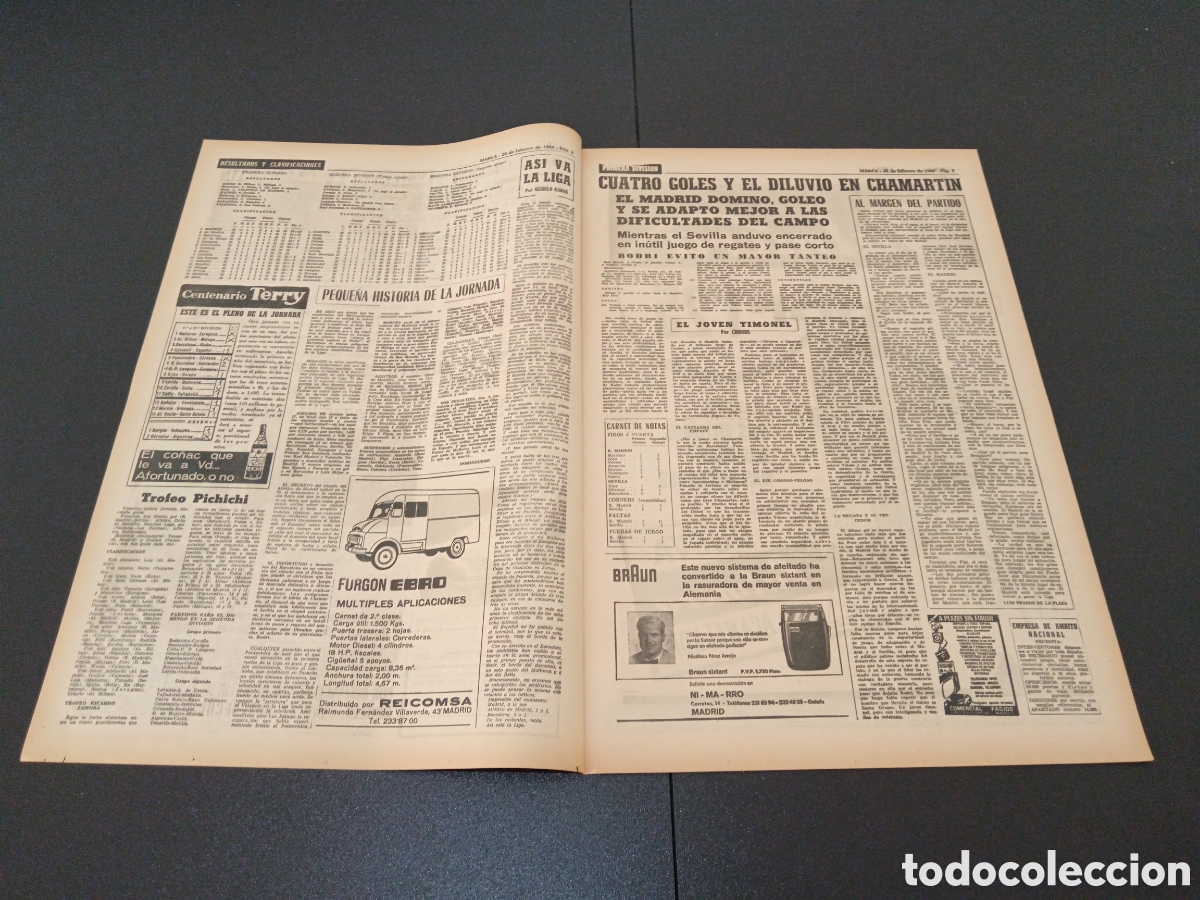 Coleccionismo deportivo: MARCA 28/02/1966 - Foto 2