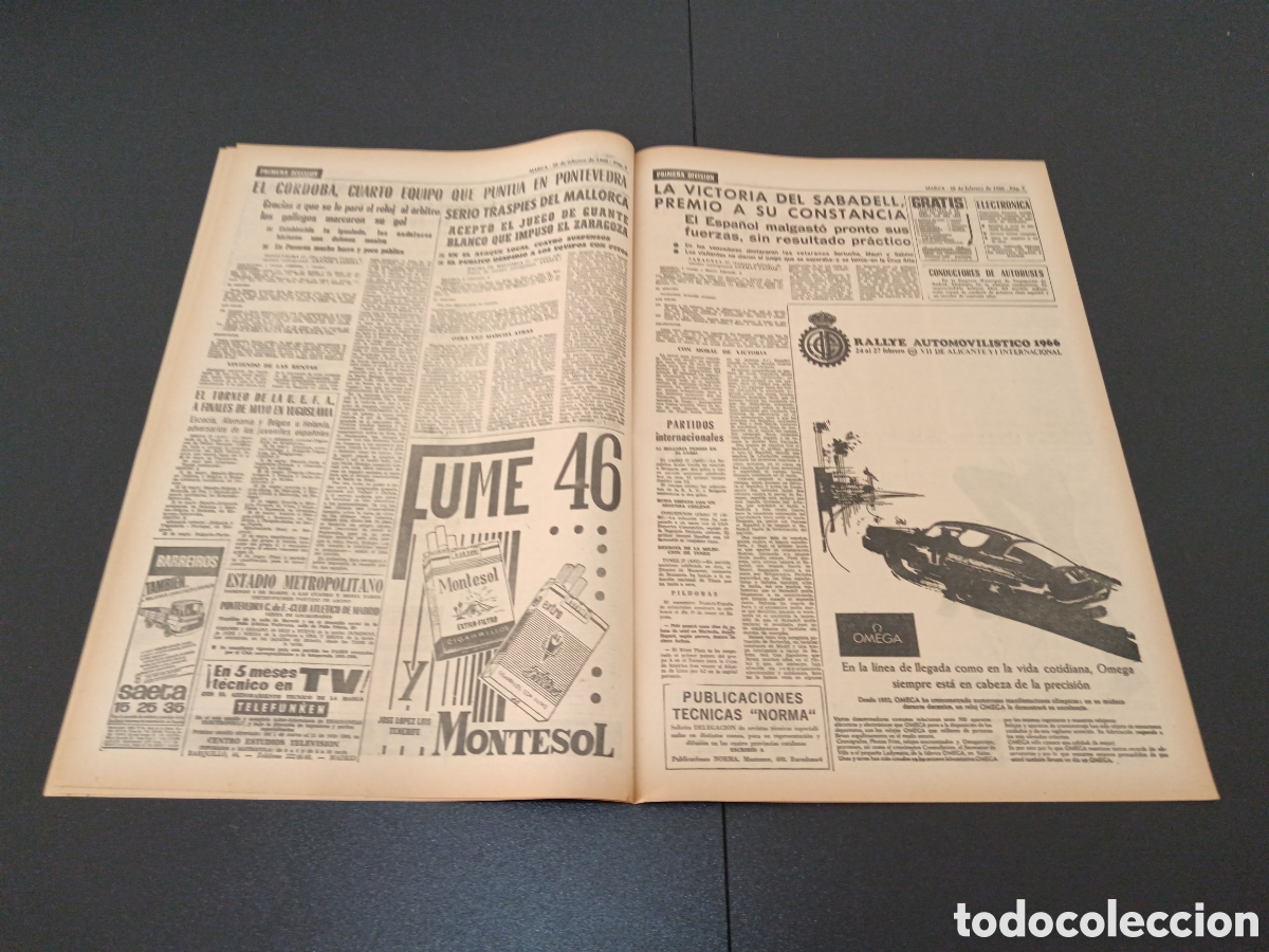 Coleccionismo deportivo: MARCA 28/02/1966 - Foto 4