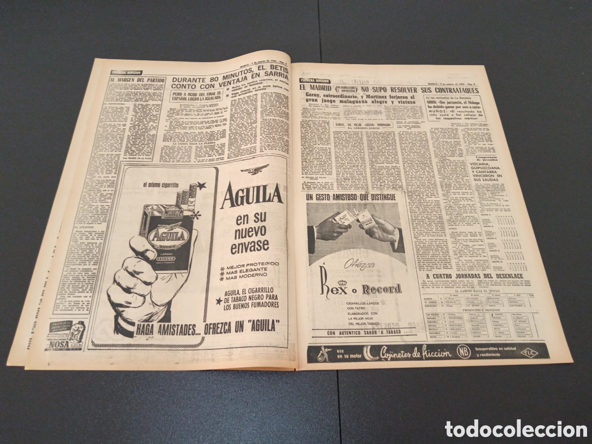Coleccionismo deportivo: MARCA 07/03/1966 - Foto 3